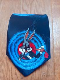 Cravatta Bugs Bunny vintage anni 90