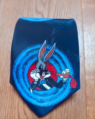 Cravatta Bugs Bunny vintage anni 90
