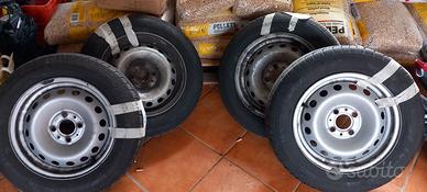 cerchi con gomme fiat panda
