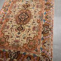 tappeto persiano in pura seta firmato