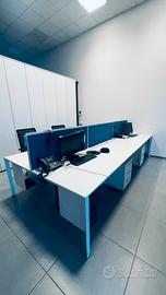 scrivania ufficio isola multi utente