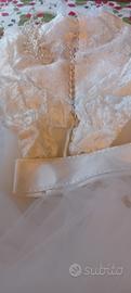 vestito da sposa bianco taglia 40-42 
