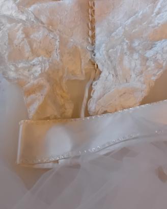 vestito da sposa bianco taglia 40-42 