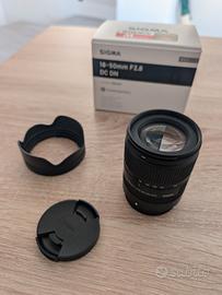 Sigma 18-50 mm F 2.8 DC DN  per Fujifilm X Mount