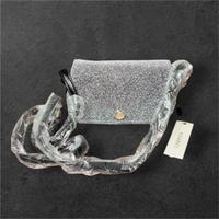 Borsa carpisa glitter argento con tracolla