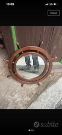 Specchio vintage a forma di timone