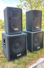 Sistema Audio FBT Lightforce 2 sub e 2 teste