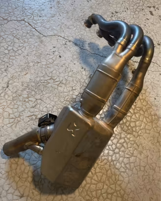 Scarico Akrapovic M sport originali bmw in titanio