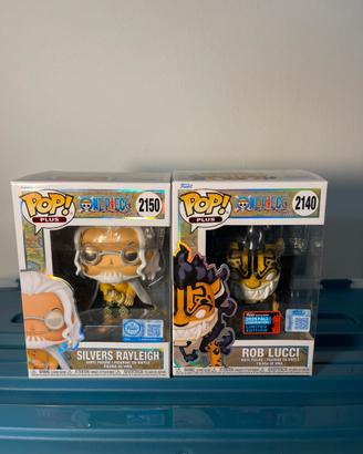 Funko pop 2150 rayleigh e funko pop 2140 Rob luccy