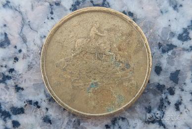 Moneta da 50 centesimi 2002 Italia - Rara