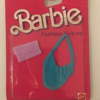 Barbie abito accessori Fashion Extras Borsa 1984