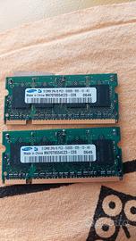 2 memorie ddr2 per laptop