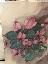 Quadri Acquerelli senza cornice FIORI