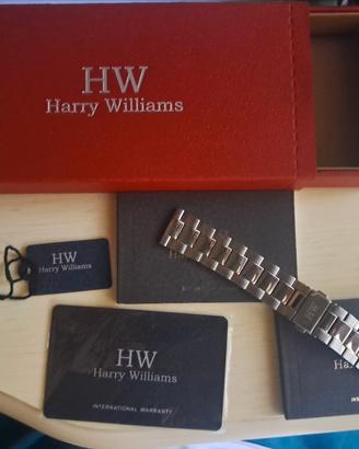 bracciale e corredo orologio HW Harry  Williams   