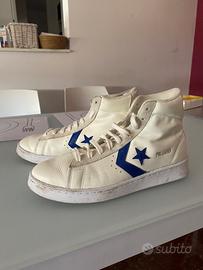 Scarpe hotsell converse pelle