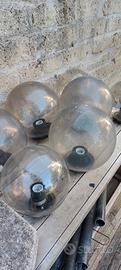 6 lampioncini per giardino 