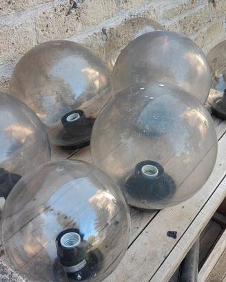 6 lampioncini per giardino 