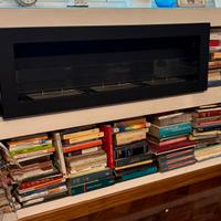 HOMCOM Camino Bioetanolo nero