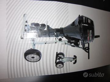 carrellino pieghevole per motori fuoribordo NUOVO