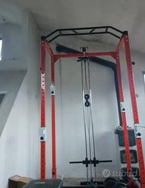 Rack multifunzione da palestra con accessori