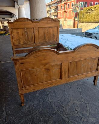 Letto matrimoniale legno 