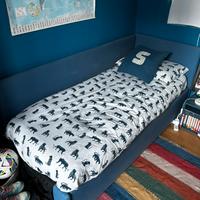 Letto in tessuto con contenitore