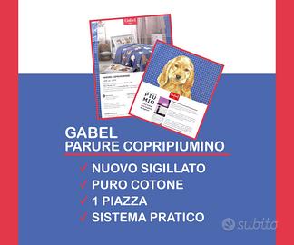 (NUOVO SIGILLATO) PARURE COPRIPIUMINO GABEL