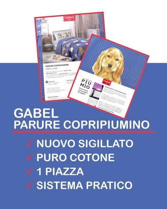 (NUOVO SIGILLATO) PARURE COPRIPIUMINO GABEL