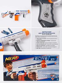 Nerf N-Strike Elite Retaliator bianco - completo
