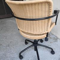 Sedia Ufficio in RATTAN Ikea perfetta