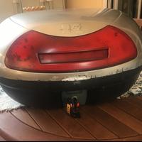 Baule Kappa per due caschi + staffa