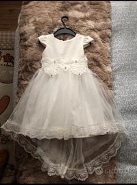 Abito bambina  6 anni  bianco