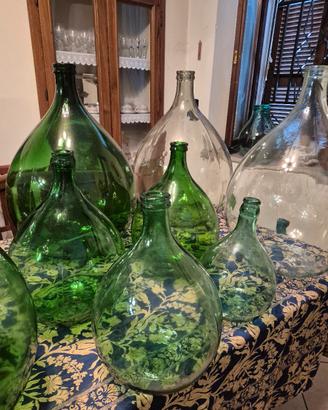 damigiane per vino e decoro