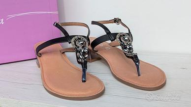 Sandalo infradito nero Gardini Spirit nr 39