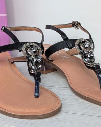 Sandalo infradito nero Gardini Spirit nr 39