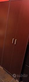 Scarpiera armadio 2 ante wengè