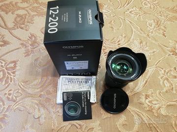 Olympus M. Zuiko zoom 12-200 mm.