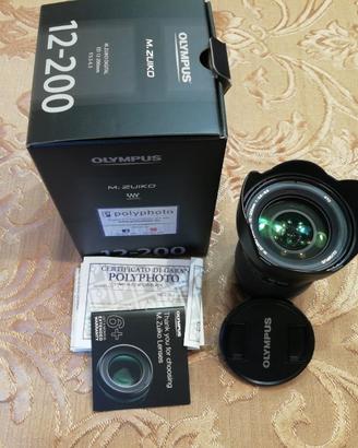 Olympus M. Zuiko zoom 12-200 mm.