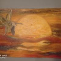 Dipinto impressionista olio su tela