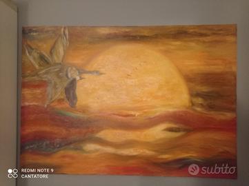 Dipinto impressionista olio su tela