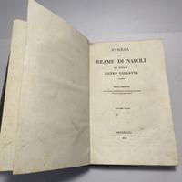 Libro 1847 Storia del Reame di Napoli Colletta