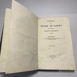 Libro 1847 Storia del Reame di Napoli Colletta