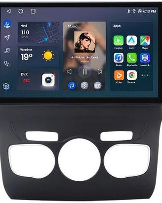 Autoradio navigatore citroen C4 android e carplay