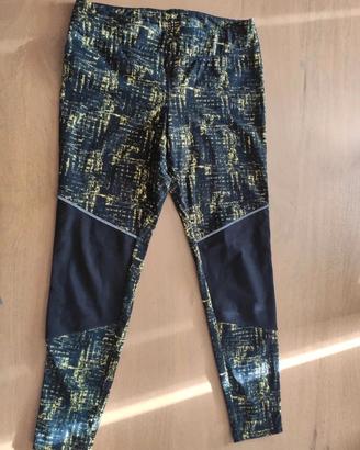 Leggings felpati con fantasia