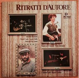 Vinile Ritratti D’autore del 1980!vari cantautori