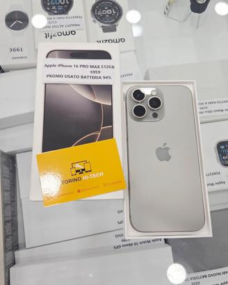 Apple iPhone 16 Pro Max 512GB - PROMO SHOCK