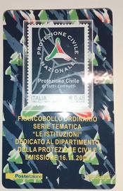 Francobollo protezione civile italiana