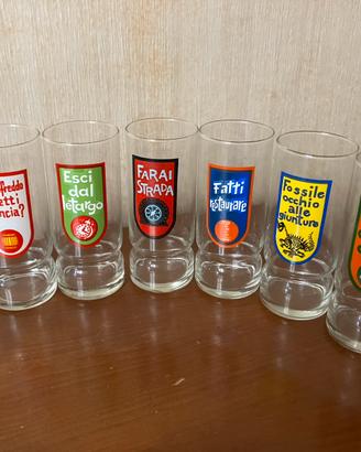 Bicchieri da bibita vintage anni ‘70