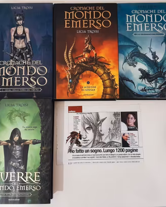 Cronache Del Mondo Emerso + Guerre + Giornale Raro