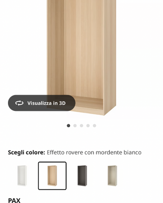 nuovi mobili IKEA Pax